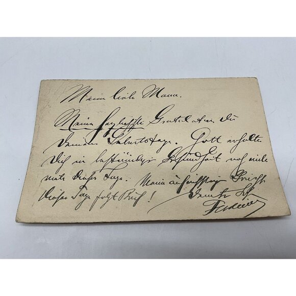 United States And Germany Antique Postal Cards Canceled And Used, Lot of 6 AS-IS - Picture 12 of 16